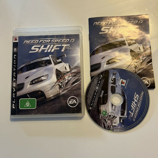 Need for Speed: Shift - Playstation 3 PS3 Game + Manual