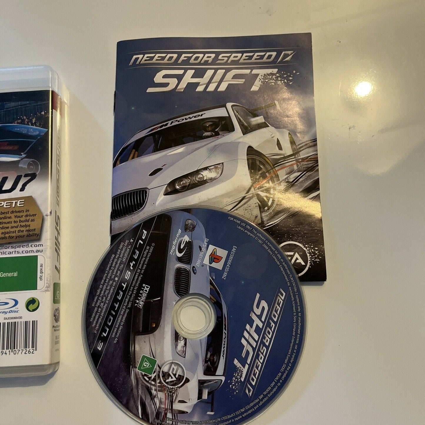 Need for Speed: Shift - Playstation 3 PS3 Game + Manual