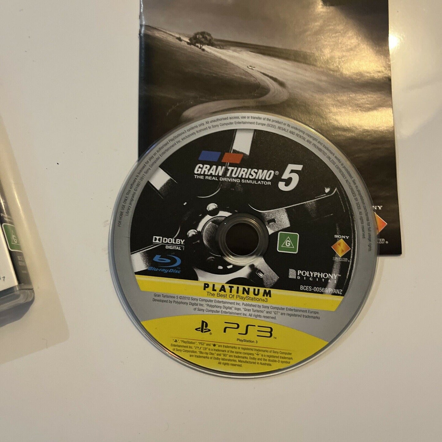 Gran Turismo 5 PS3 With Manual