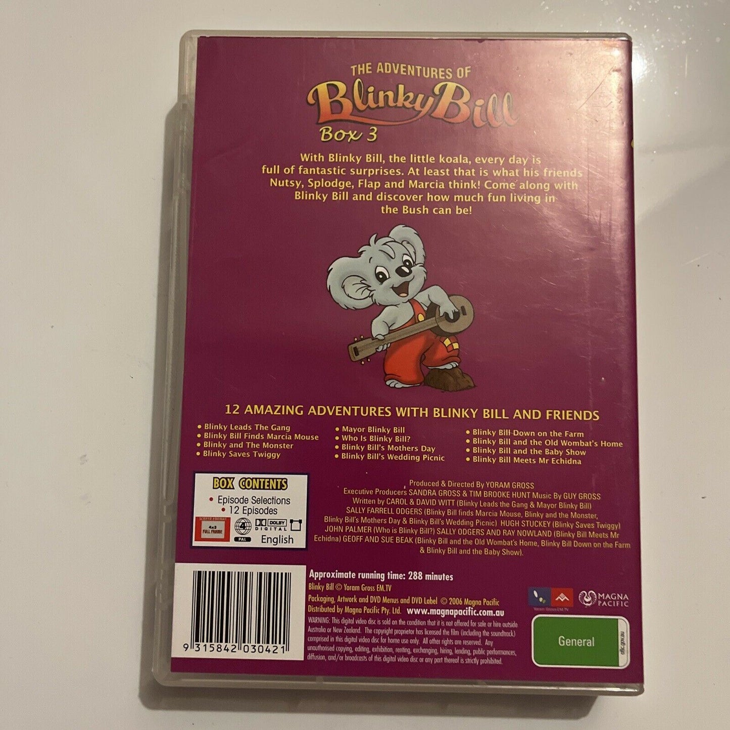 THE ADVENTURES OF Blinky Bill Volume 1 DVD (2-Disc Set) Region 4 PAL $14.95  - PicClick AU