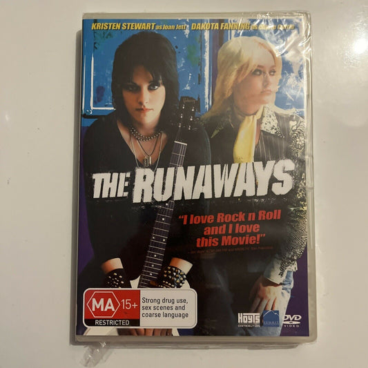 *New Sealed* The Runaways (DVD, 2010) Kristen Stewart, Dakota Fanning Region4