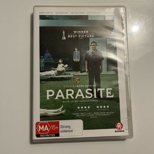 Parasite (DVD, 2019) Kang-Ho Song, Sun-kyun Lee, Yeo-jeong Jo Region 4