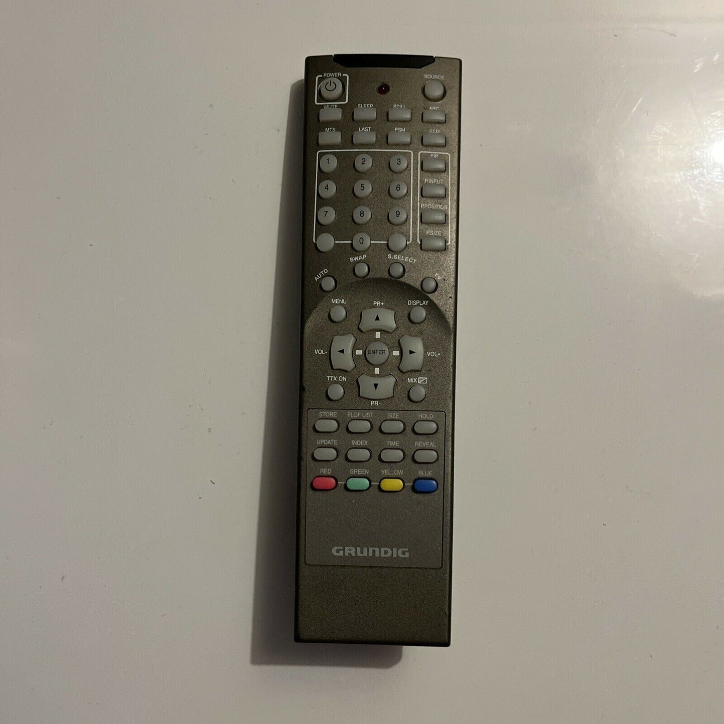 Genuine Grundig Remote control for TV *missing battery lid*
