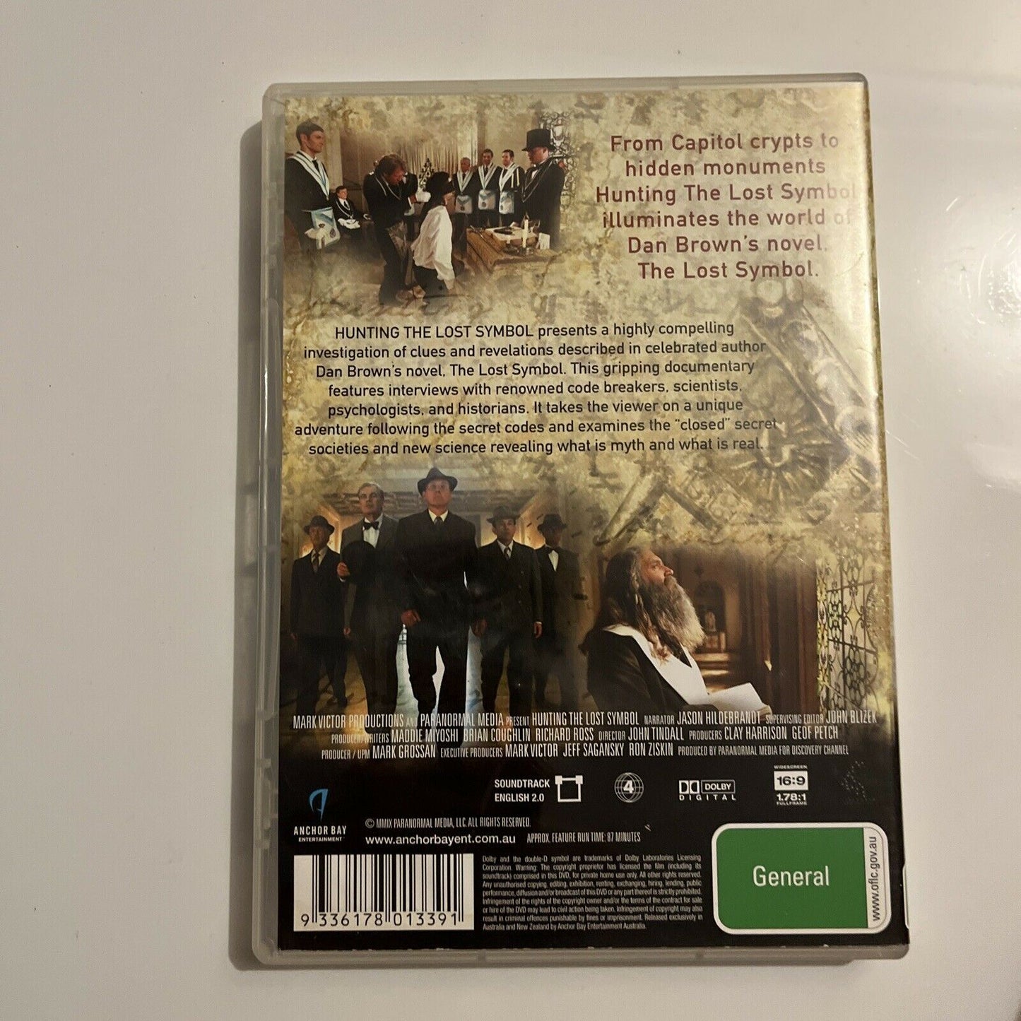 Hunting The Lost Symbol (DVD, 2009) Region 4