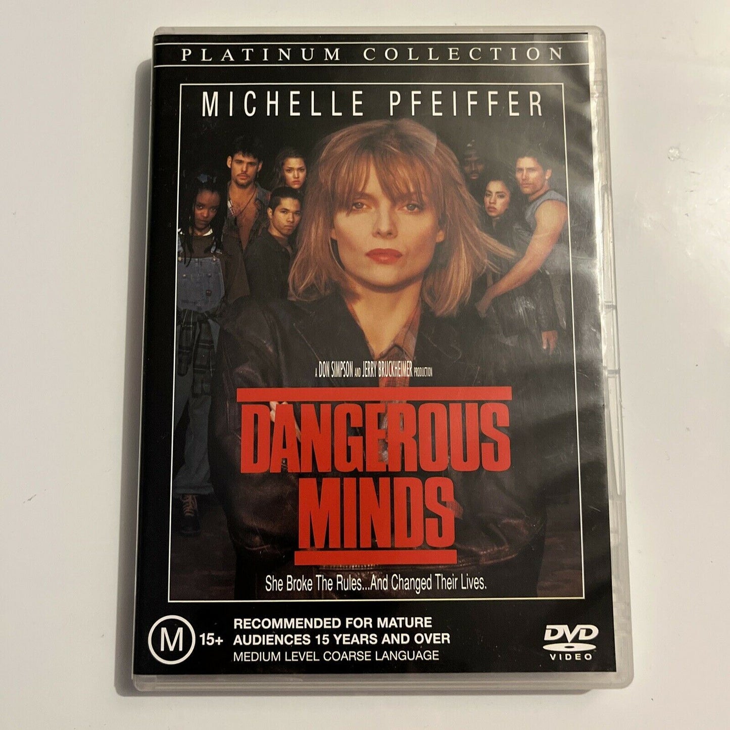 Dangerous Minds (DVD, 1995) Michelle Pfeiffer, George Dzundza Region 4