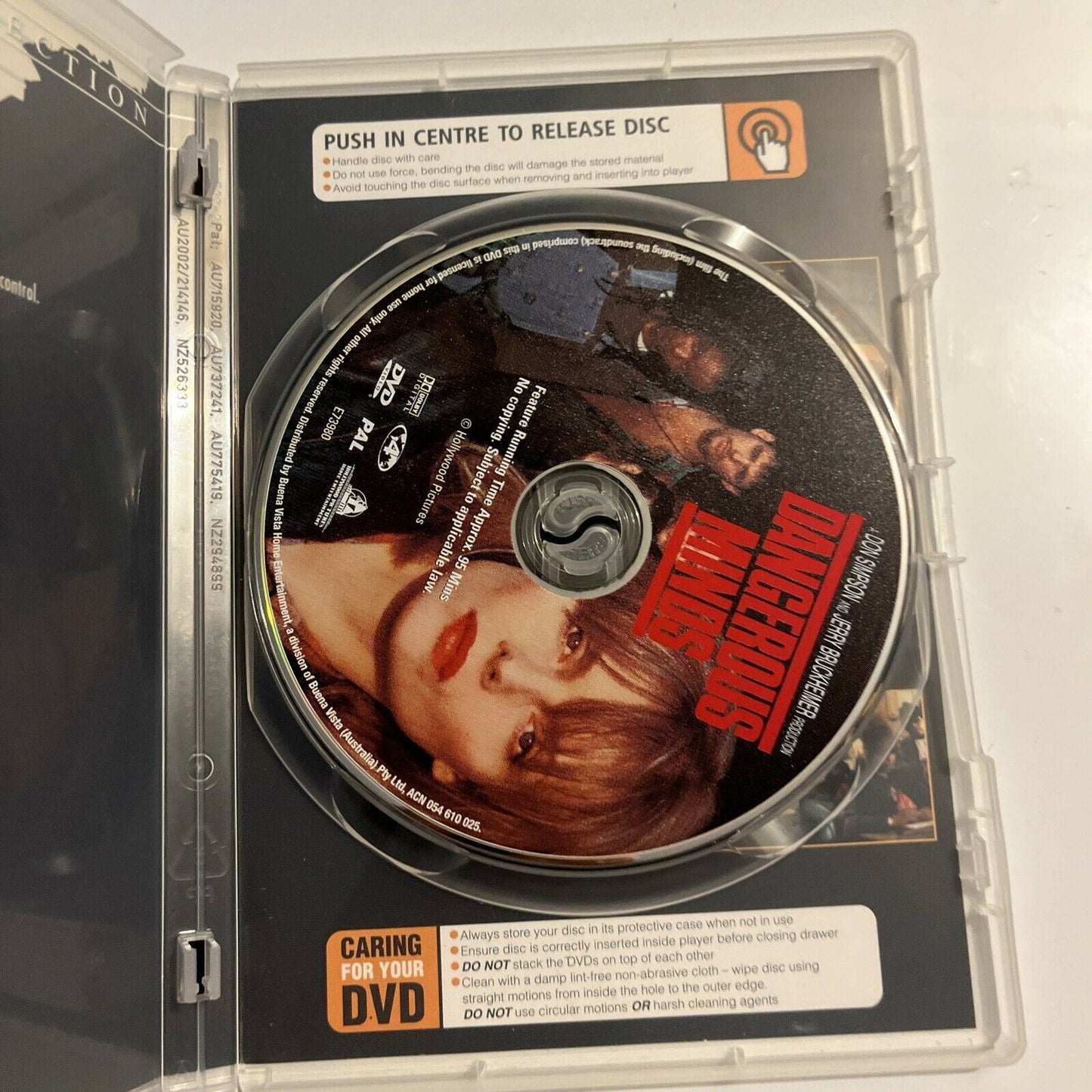 Dangerous Minds (DVD, 1995) Michelle Pfeiffer, George Dzundza Region 4