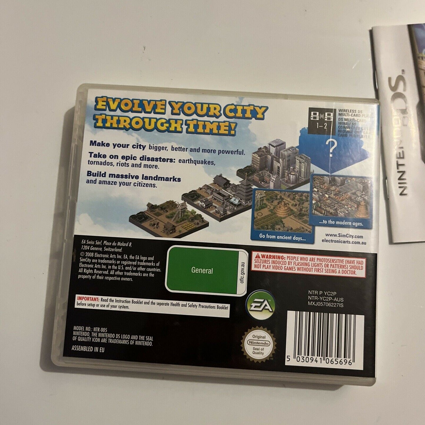 SimCity Creator - Nintendo DS With Manual