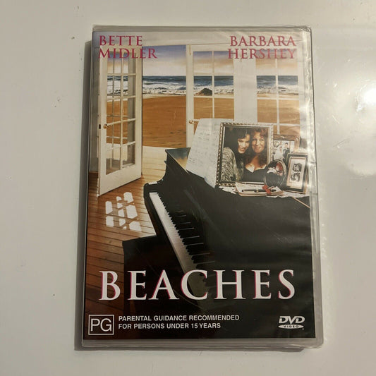 *New Sealed* Beaches (DVD, 1988) Bette Midler, Barbara Hershey, Region 4