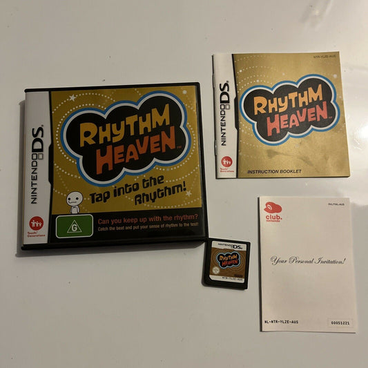 Rhythm Heaven - Nintendo DS Complete Game + Manual