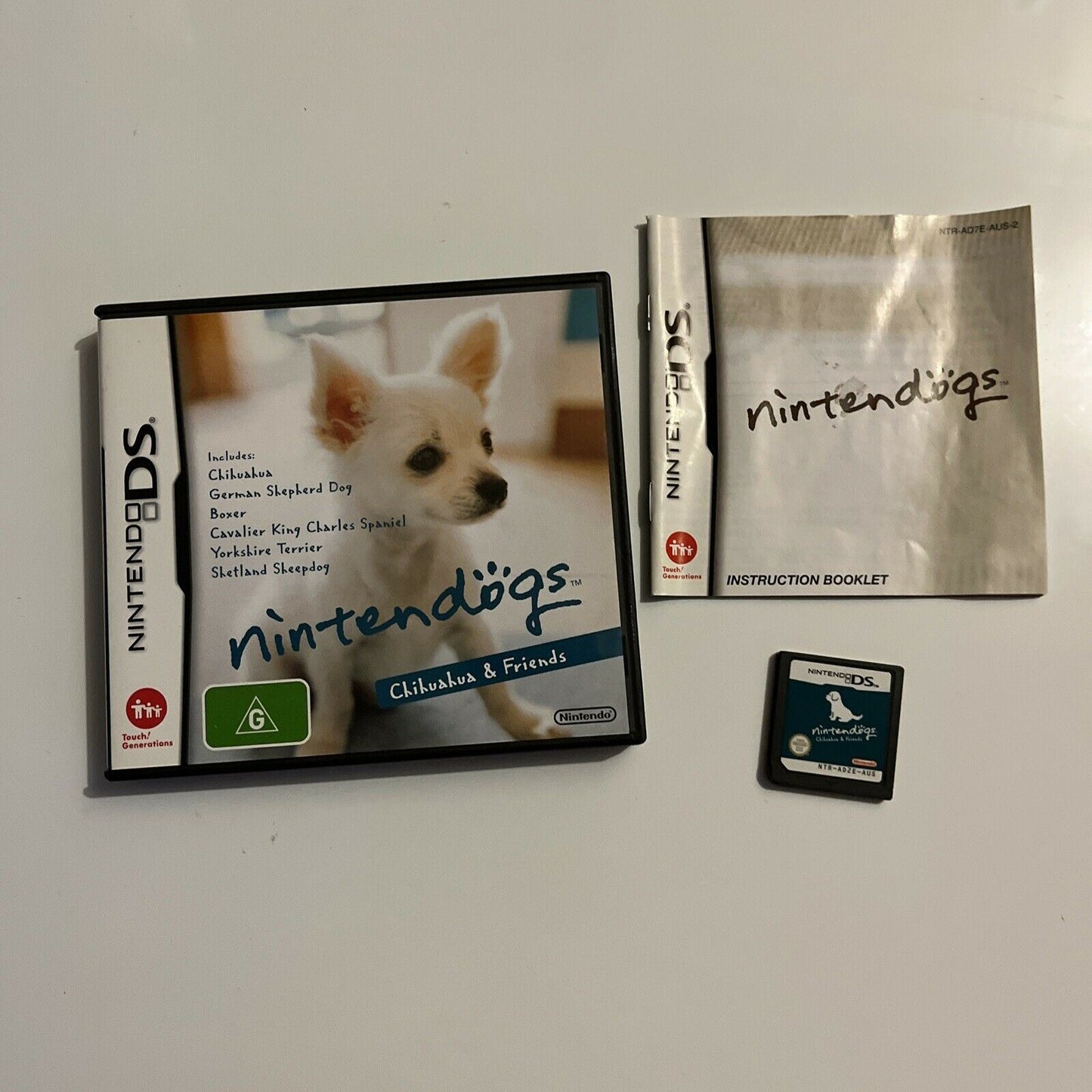 Nintendogs: Chihuahua & Friends - Nintendo DS 3DS With Manual