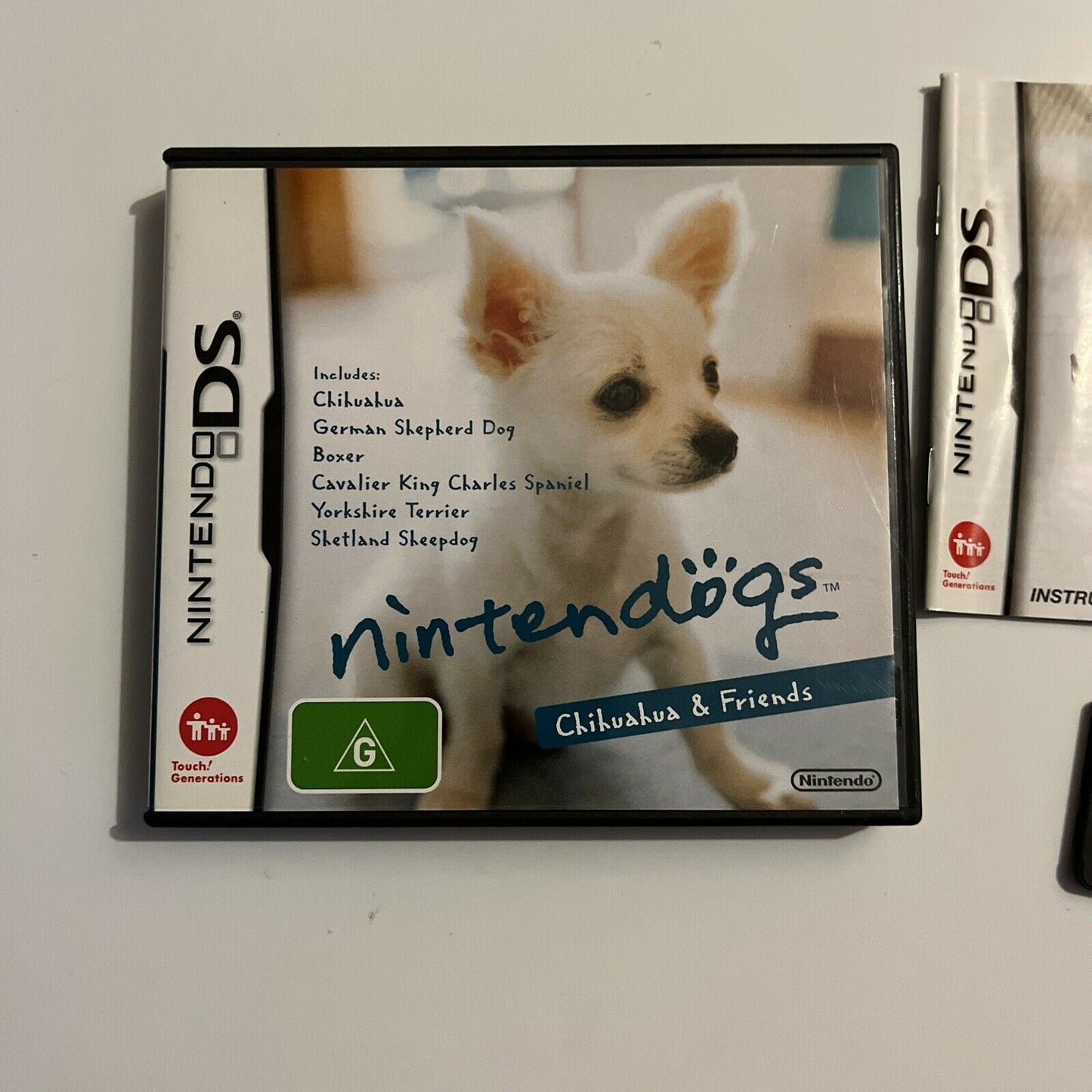 Nintendogs: Chihuahua & Friends - Nintendo DS 3DS With Manual