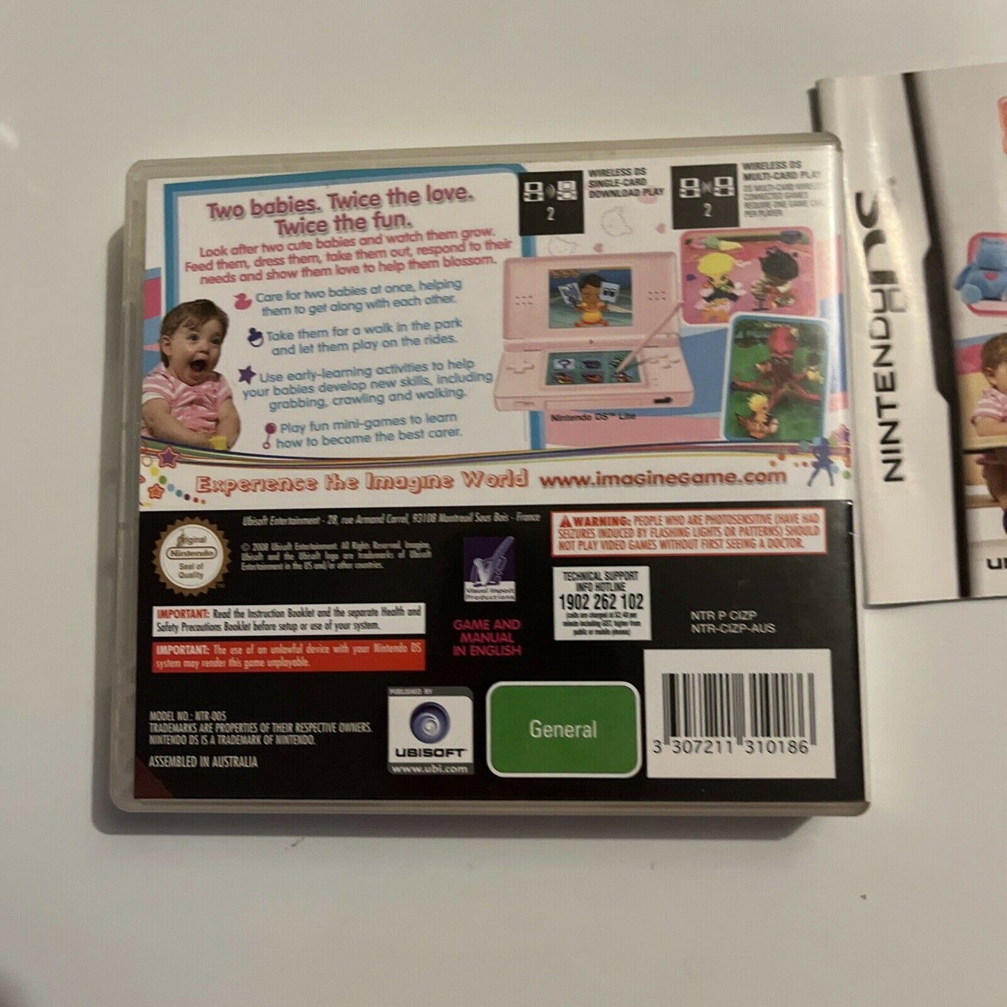 Imagine Baby Club (Nintendo DS, 2008) With Manual