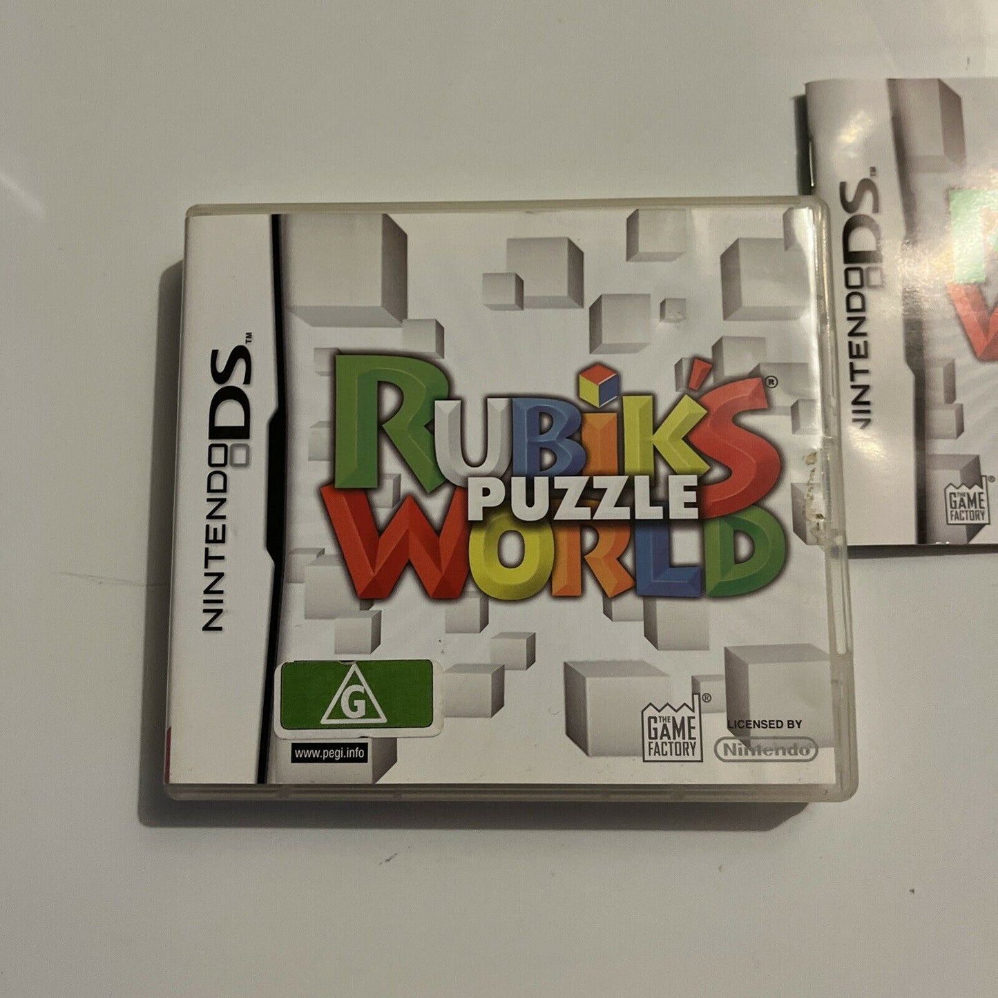 Rubik's Puzzle World - Nintendo DS With Manual