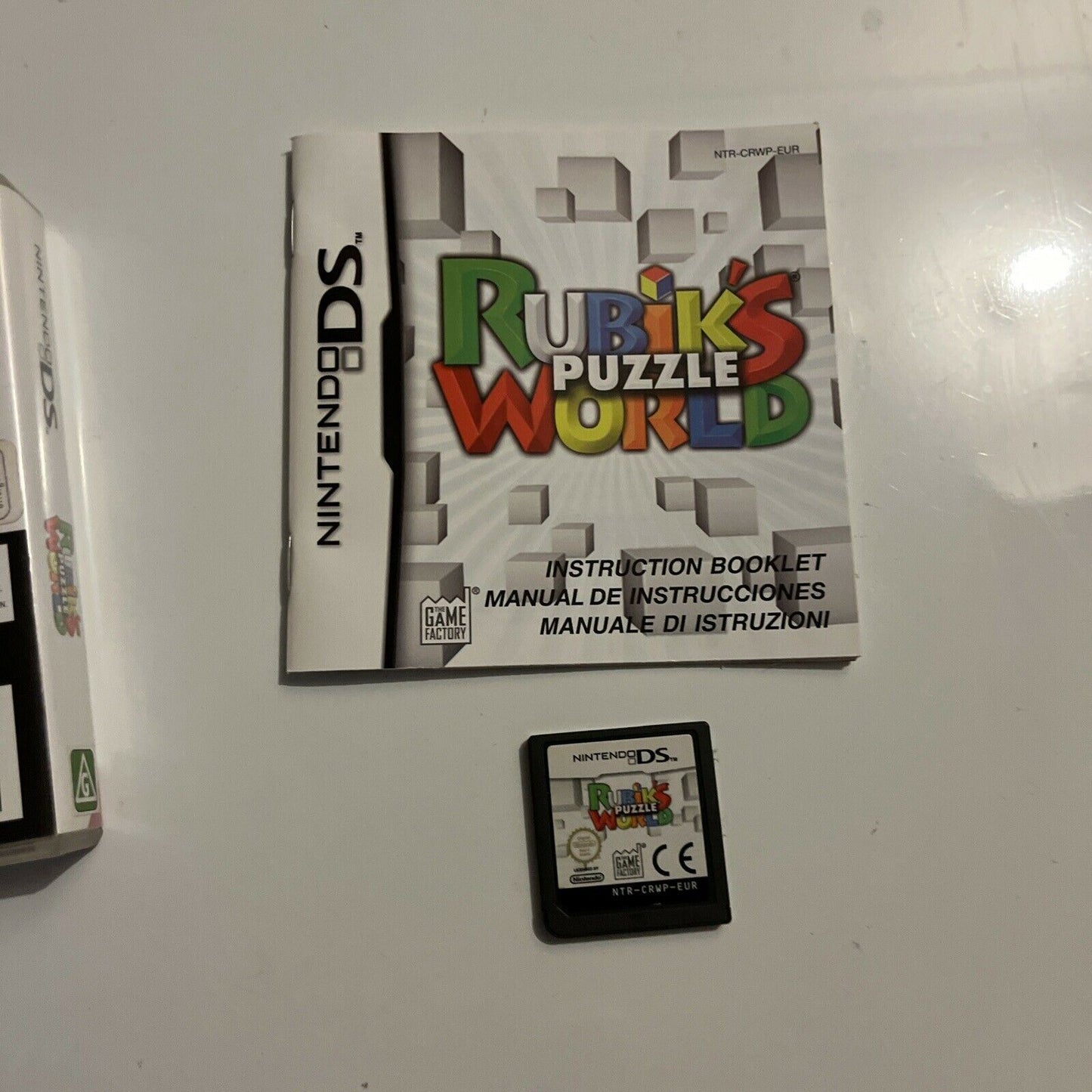 Rubik's Puzzle World - Nintendo DS With Manual