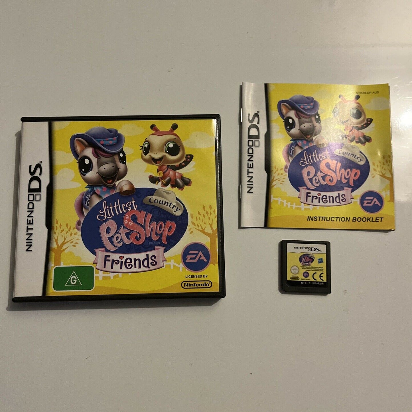 Littlest Pet Shop Country Friends - Nintendo DS Game With Manual