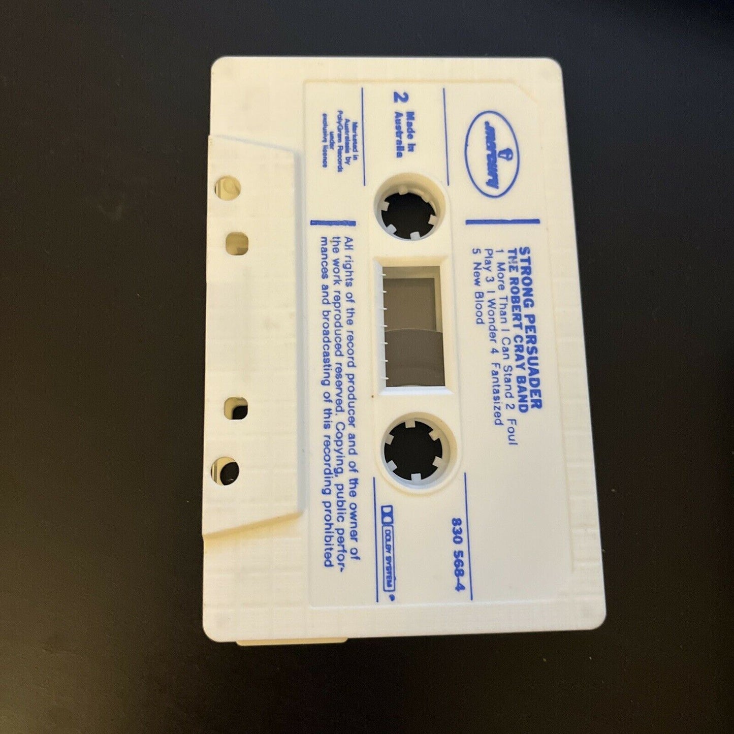 The Robert Cray Band - Strong Persuader (Cassette Tape, 1986)