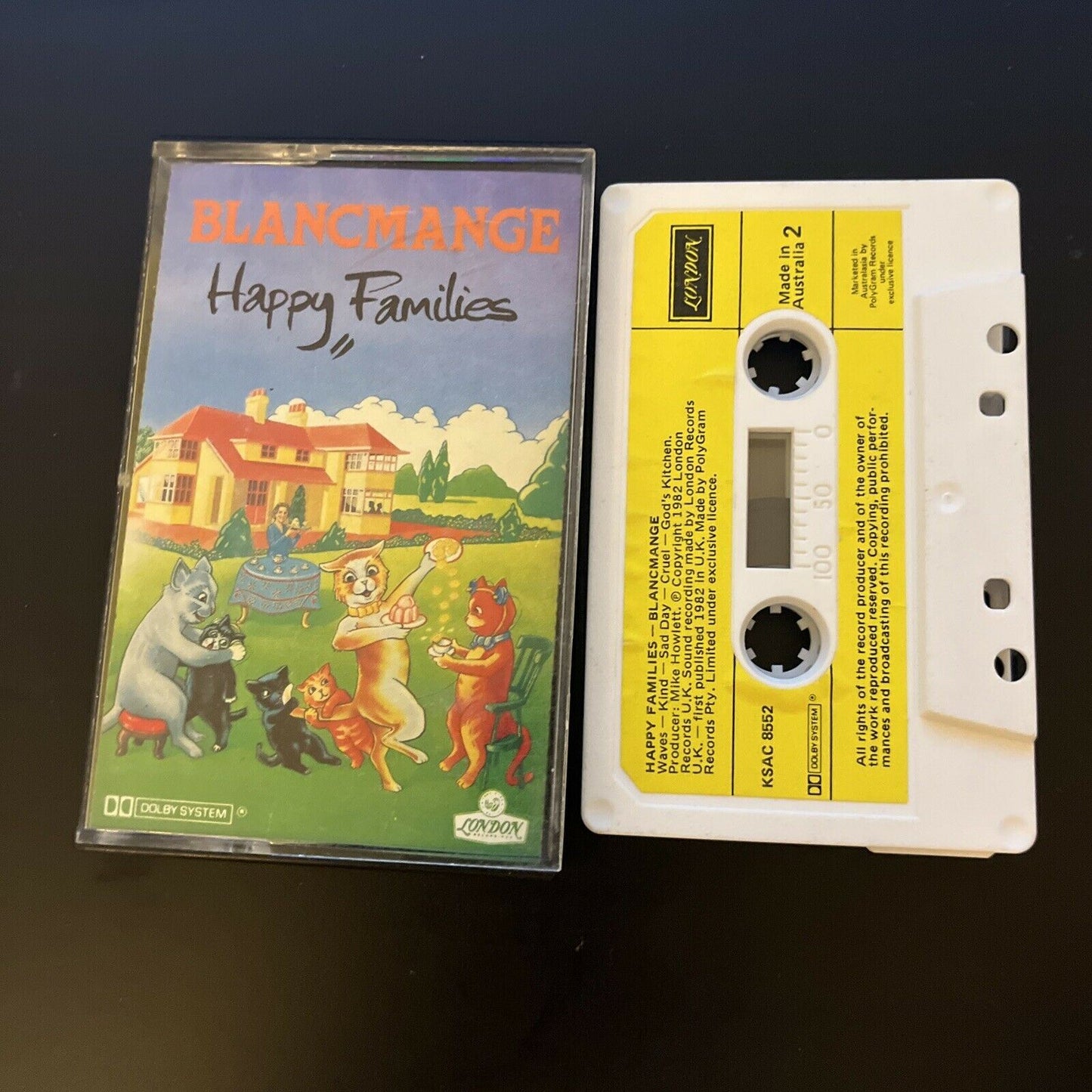 Blancmange - Happy Families (Cassette Tape, 1982)