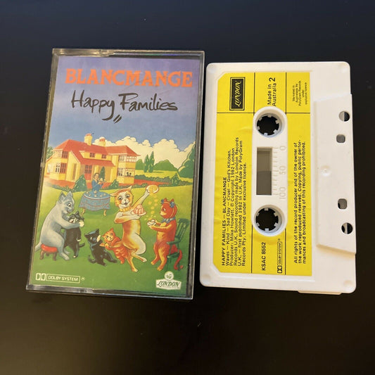 Blancmange - Happy Families (Cassette Tape, 1982)