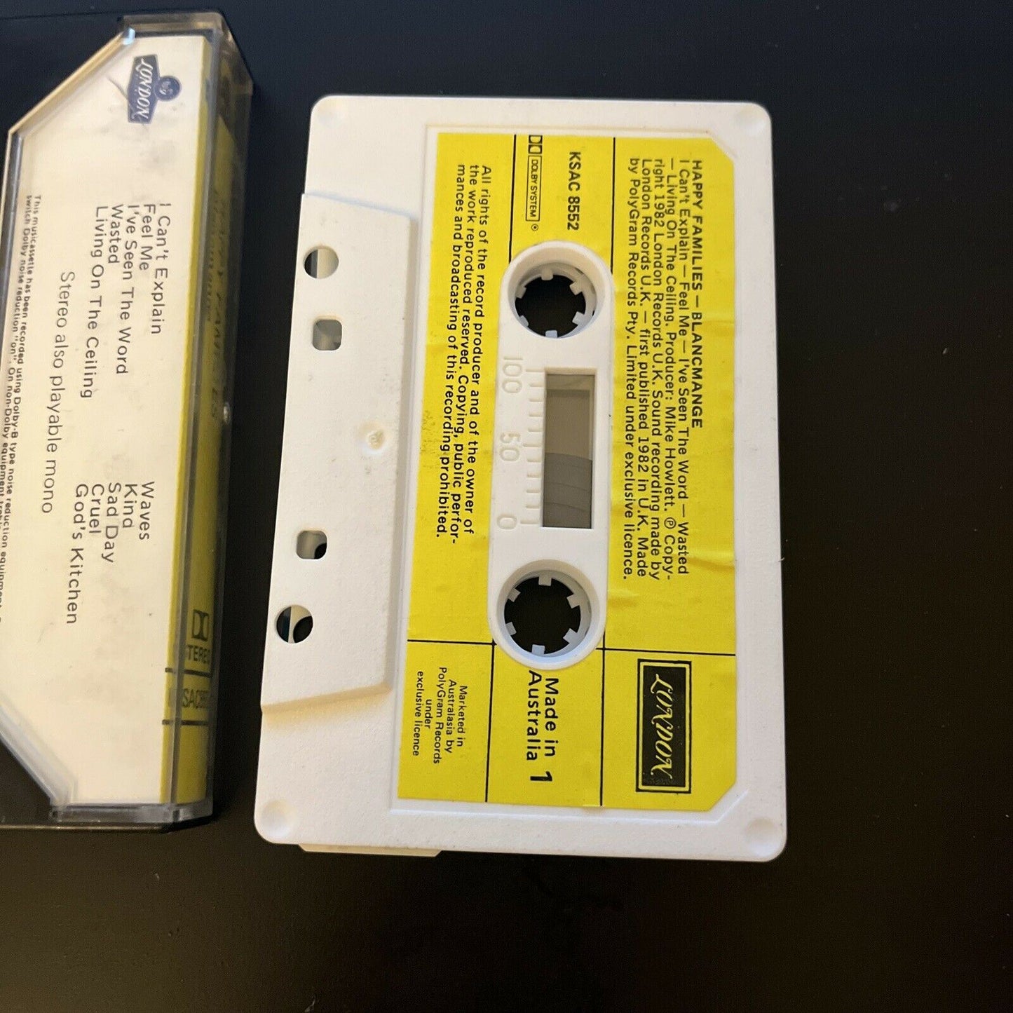 Blancmange - Happy Families (Cassette Tape, 1982)