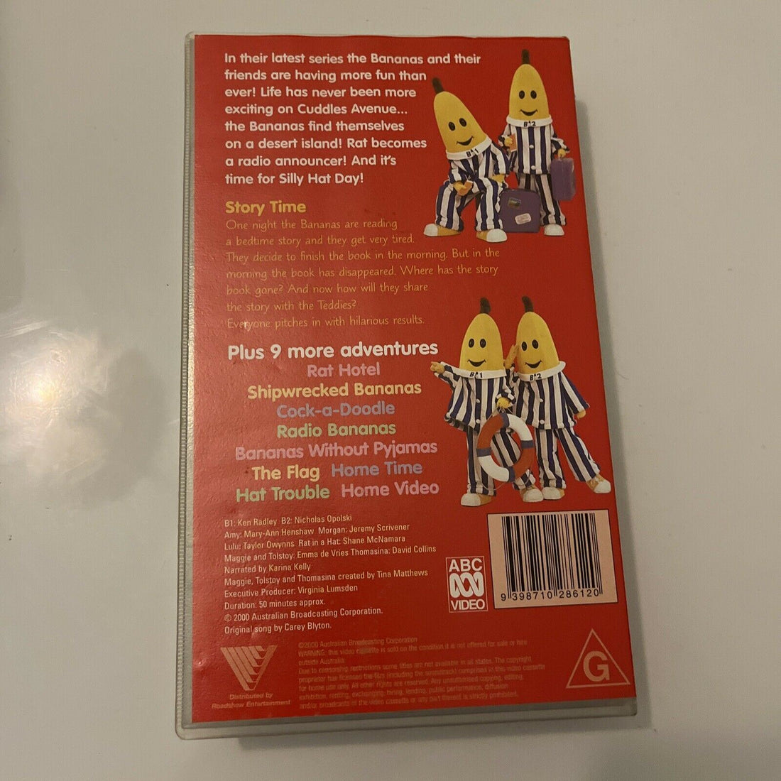 Bananas In Pyjamas Story Time (VHS, 2000) PAL Retro Unit