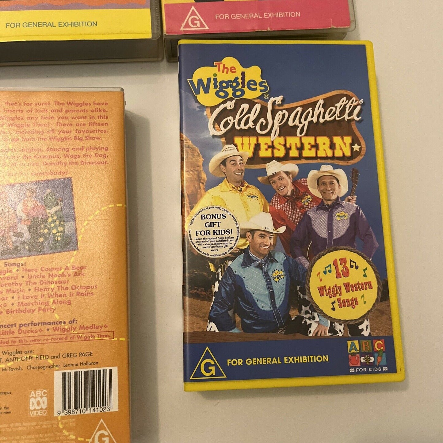 6x The Wiggles VHS PAL: Yummy Yummy, Wiggle Time! Wiggle Time! Wiggly World