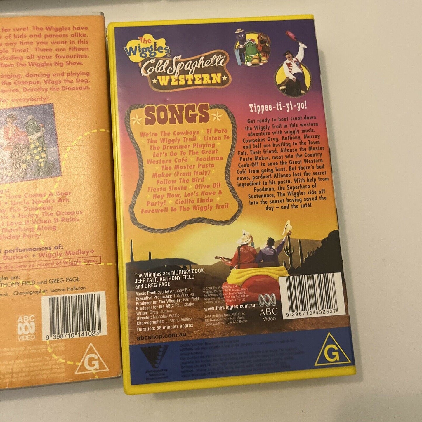 6x The Wiggles VHS PAL: Yummy Yummy, Wiggle Time! Wiggle Time! Wiggly World