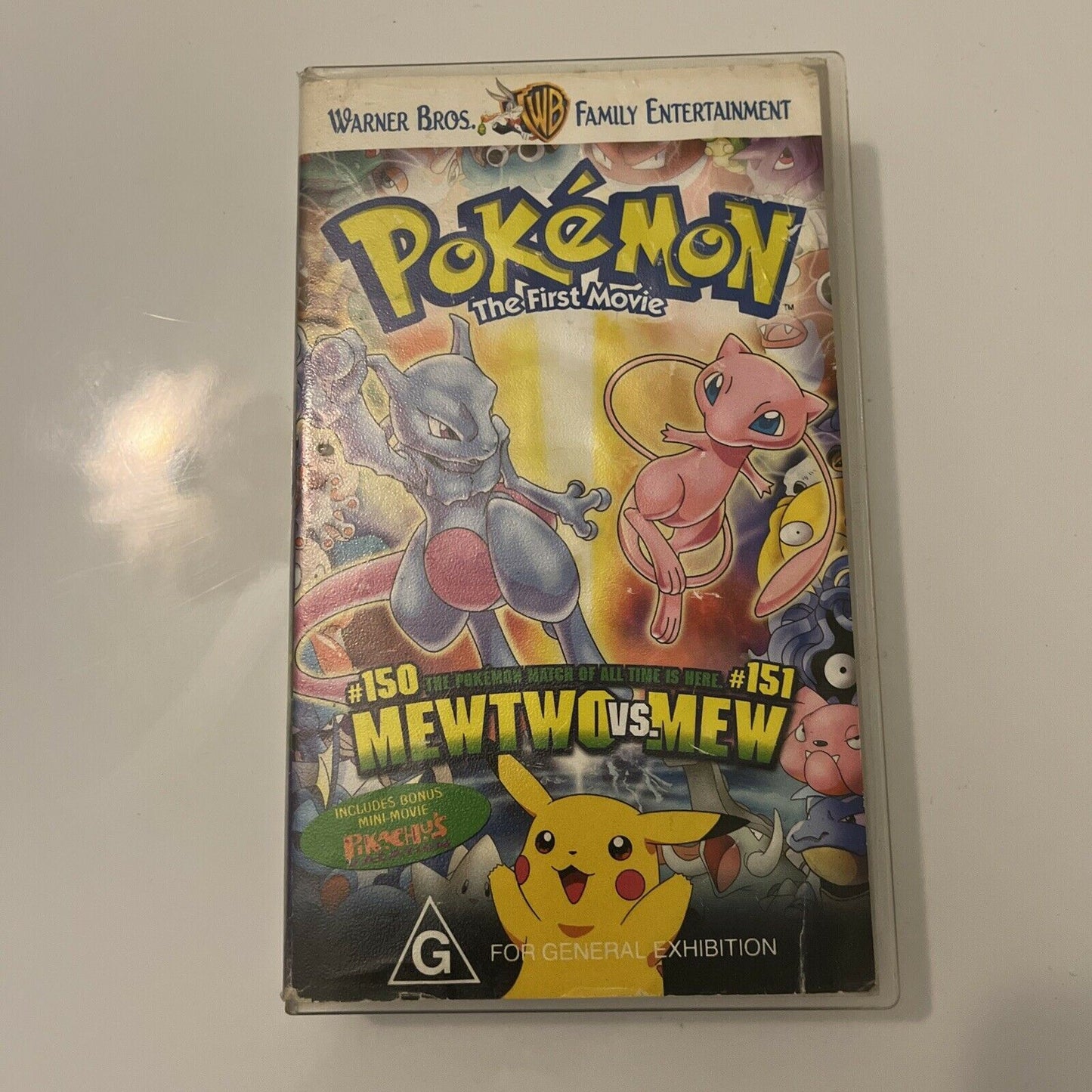 Pokémon The First Movie (VHS, 1998) PAL