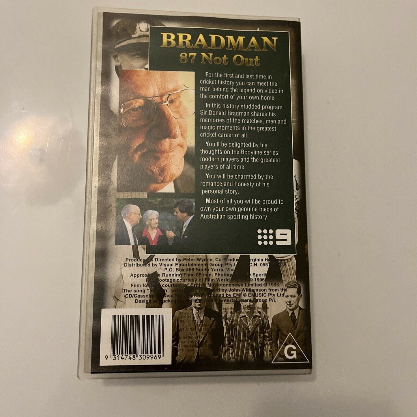 Bradman 87 Not Out (VHS, 1996) PAL