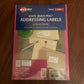 Avery 959071 / L7651 Laser Labels Quick Peel White 65 per Sheet 65Up 6500 Labels