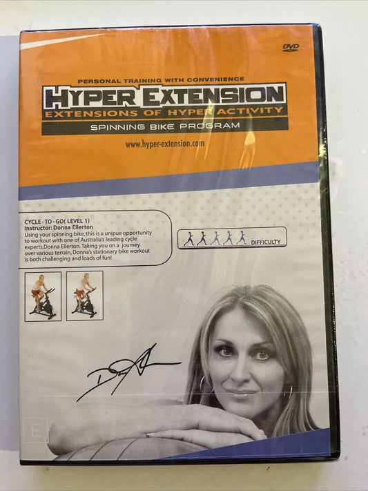 *New Sealed* Hyper Extension Spinning Bike Program - Cycle to go Level 1 DVD