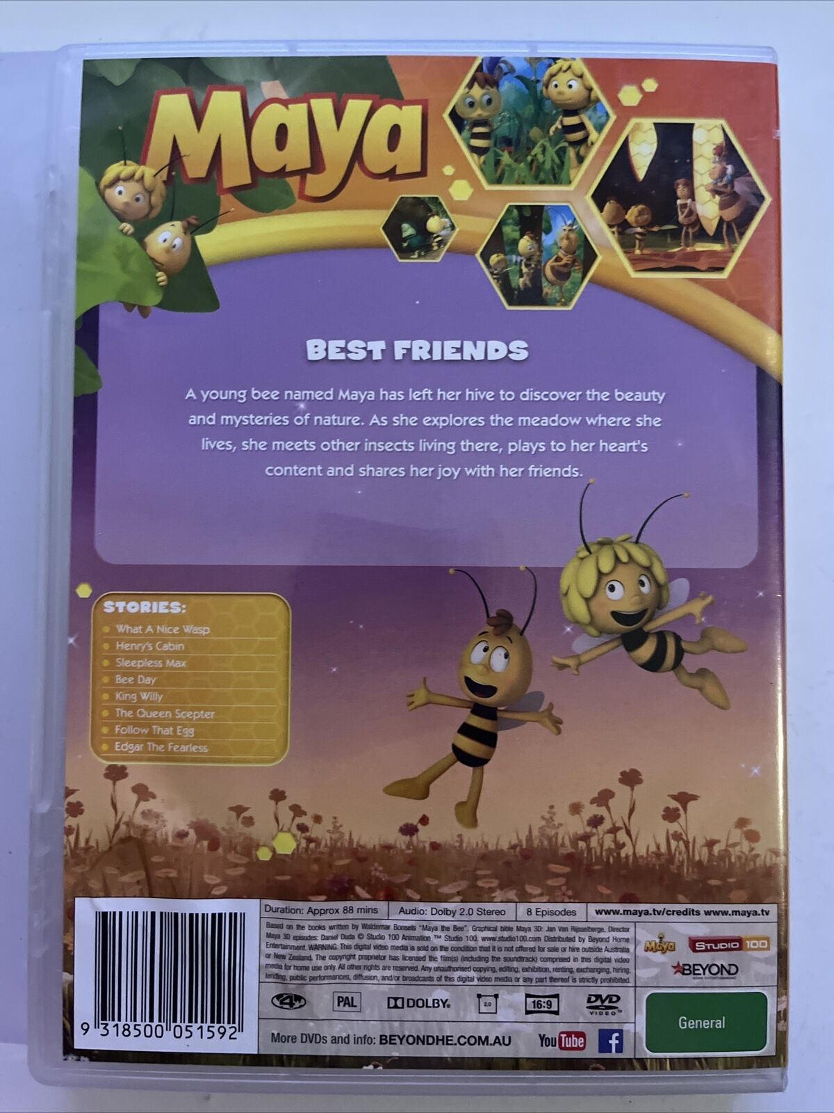 Maya The Bee - Best Friends (DVD, 2015)