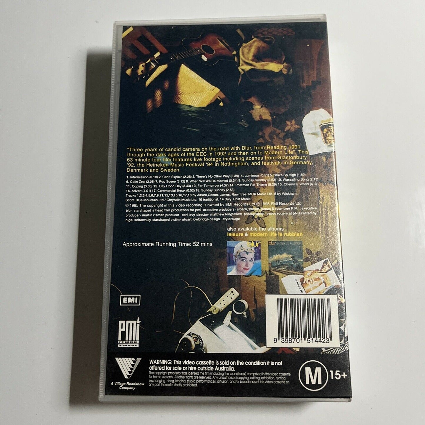 Blur - Starshaped / Show Time (VHS, 1995) PAL