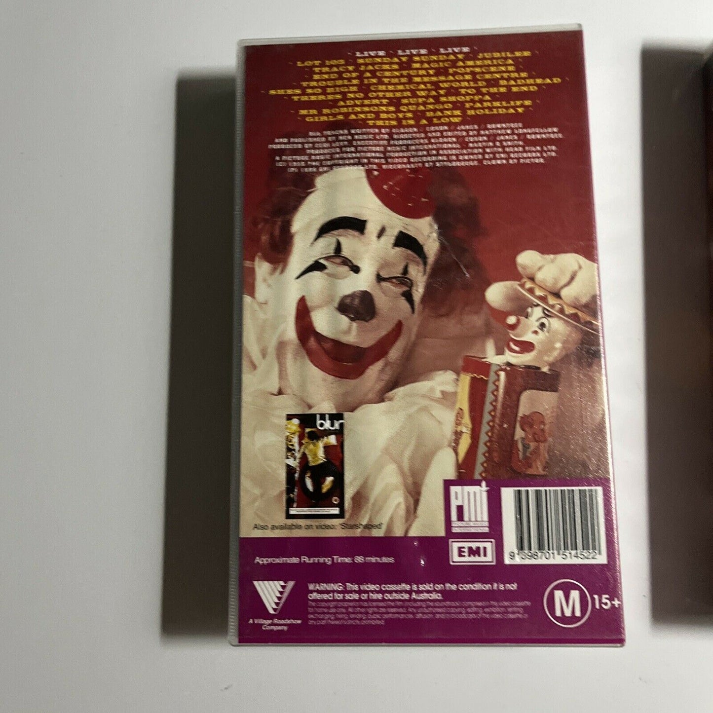 Blur - Starshaped / Show Time (VHS, 1995) PAL