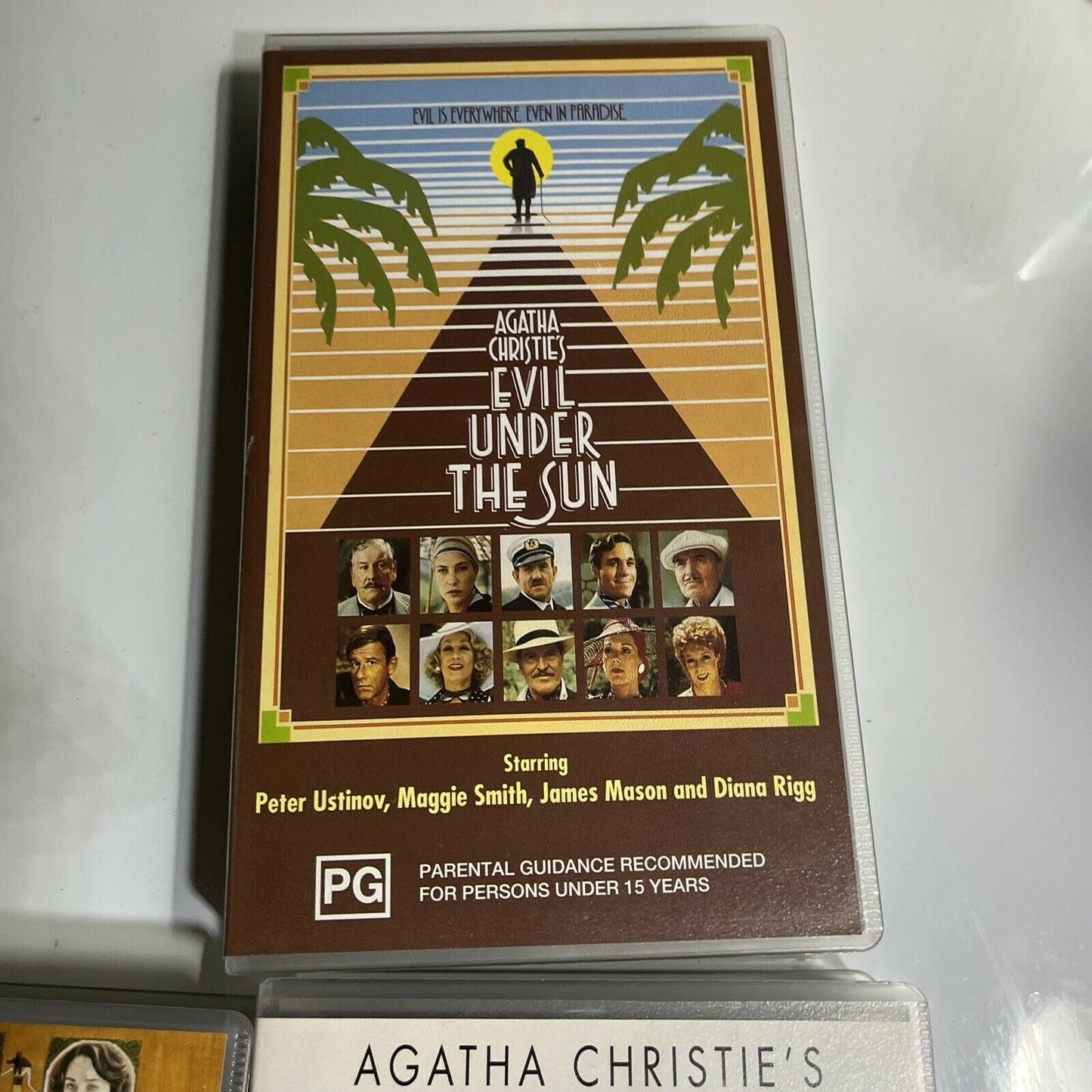 Agatha Christie VHS: Murder On The Orient Express, Evil Under Sun, Death On Nile