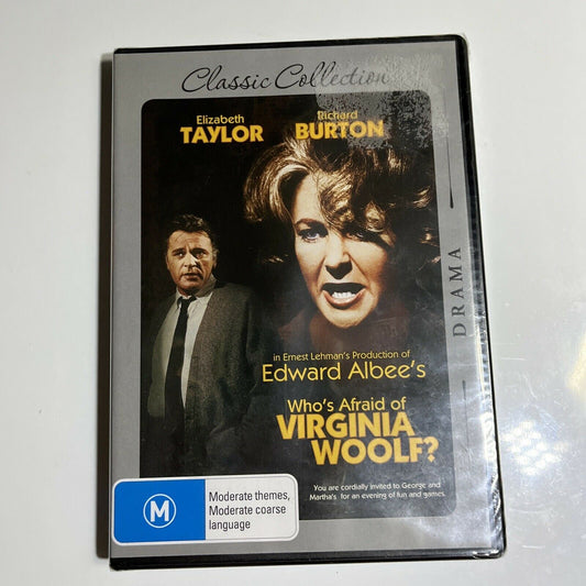 *New Sealed* Who's Afraid Of Virginia Woolf? (DVD, 1966) Region 4