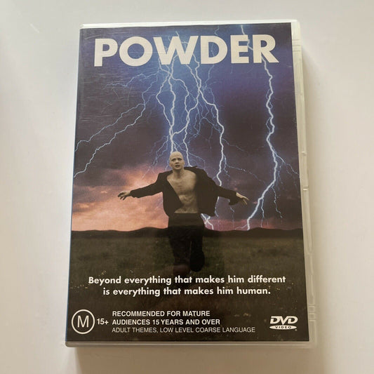 Powder (DVD, 1995) Jeff Goldblum, Mary Steenburgen, Sean Patrick Flanery Region4