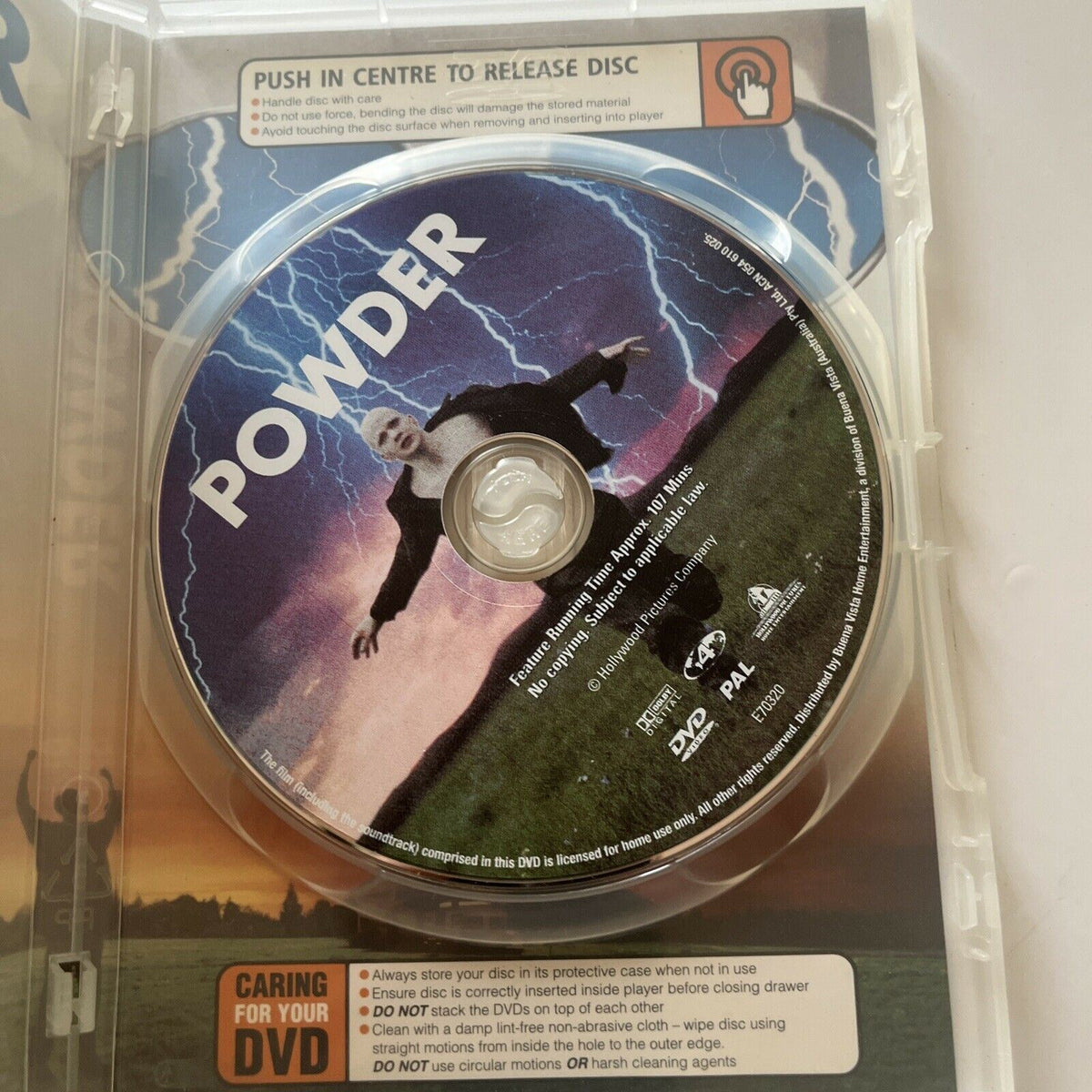 Powder Cd Powder (DVD, 1995) Jeff Goldblum, Mary Steenburgen, Sean Patrick Flane ...
