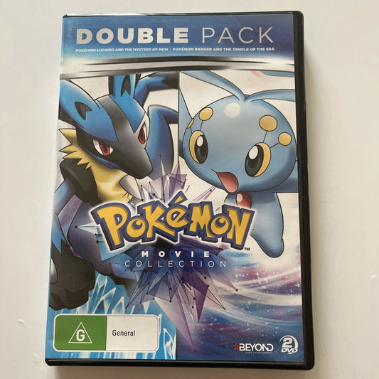 Pokemon Lucario & The Mystery Of Mew, Ranger & The Temple Of The Sea DVD Region4