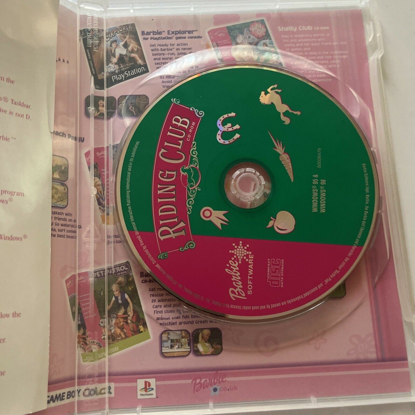 Barbie: Adventure Riding Club PC CD-ROM Windows 98/95 Video Game