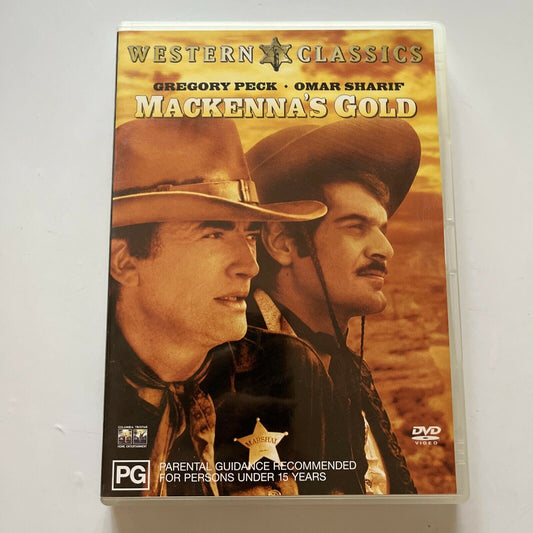 MacKenna's Gold (DVD, 1968) Gregory Peck, Omar Sharif, Telly Savalas Region 4