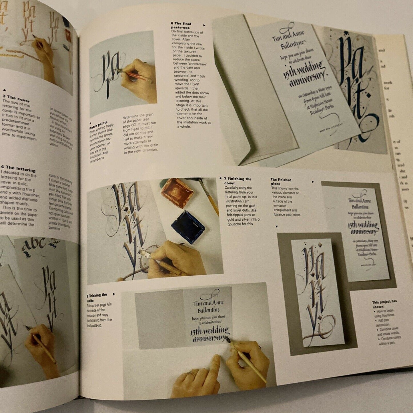 Calligraphy Project Book: A Complete Step-by-step Guide by Susan Hufton 1995