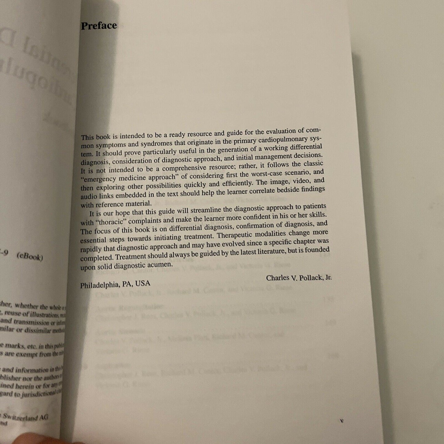Differential Diagnosis of Cardiopulmonary Disease: A Handbook by C. Pollack 2019