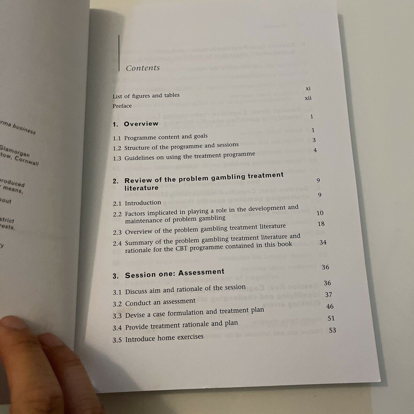 A Cognitive Behavioural Therapy Programme for Problem Gambling: Therapist Manual