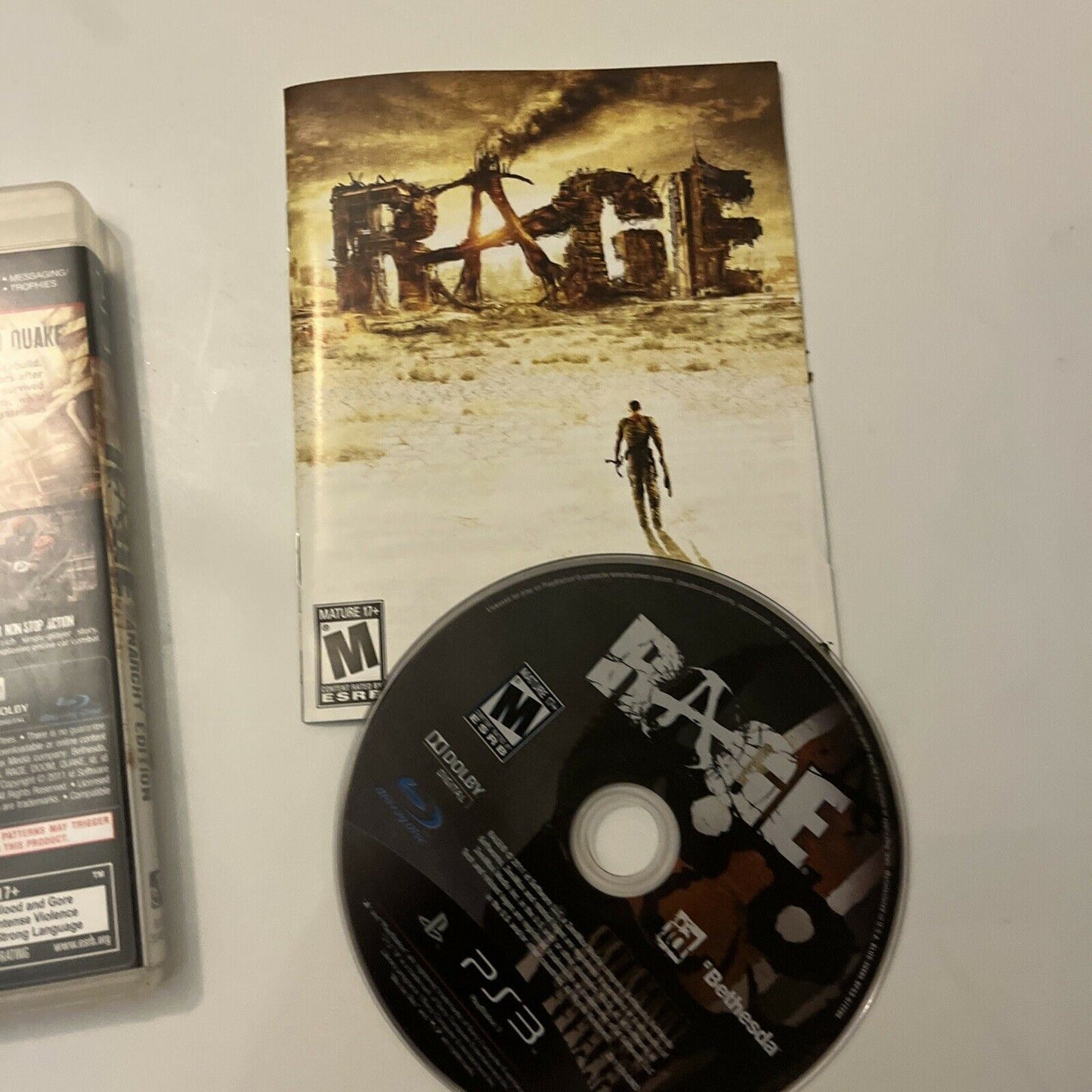 RAGE PlayStation 3 PS3 Complete With Manual