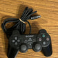 Genuine Sony PlayStation 2 CONTROLLER Black Analog Dual Shock PS1 PS2  SCPH-1200