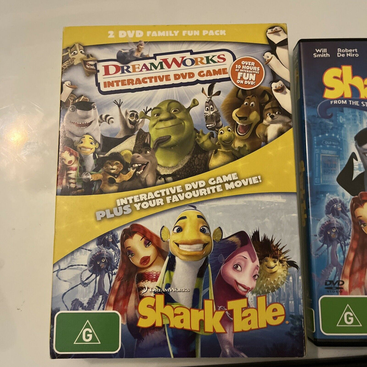 Shark Tale & Dreamworks Interactive DVD Game (DVD, 2004) Region 4