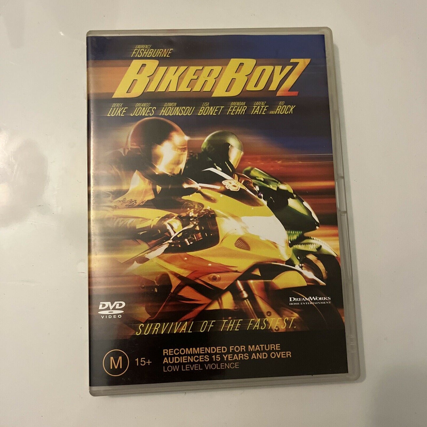 Biker Boyz (DVD, 2003) Laurence Fishburne, Derek Luke, Orlando Jones. Region 4&2