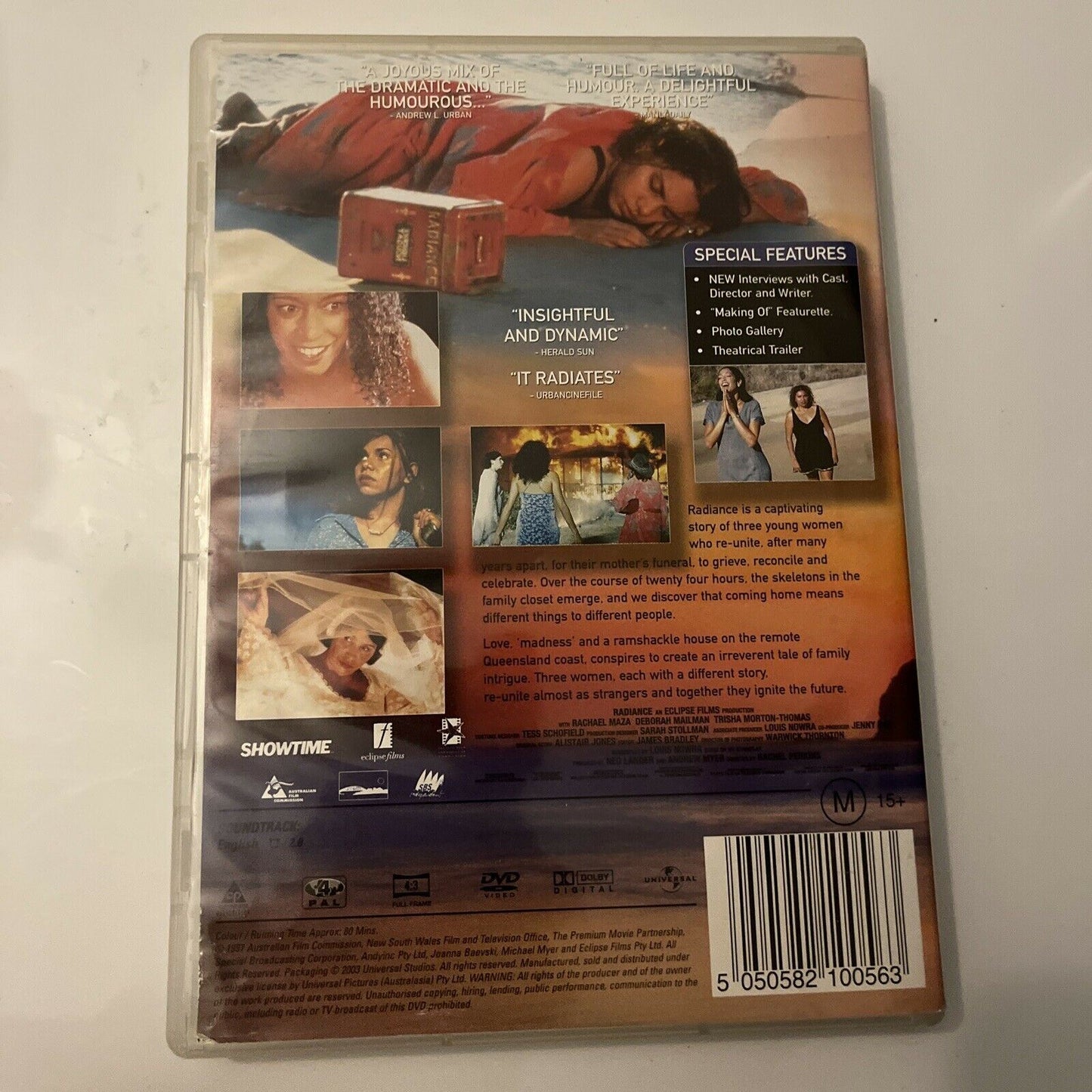 Radiance (DVD, 1997) Rachael Maza, Deborah Mailman, Trisha Morton-Thomas Region4