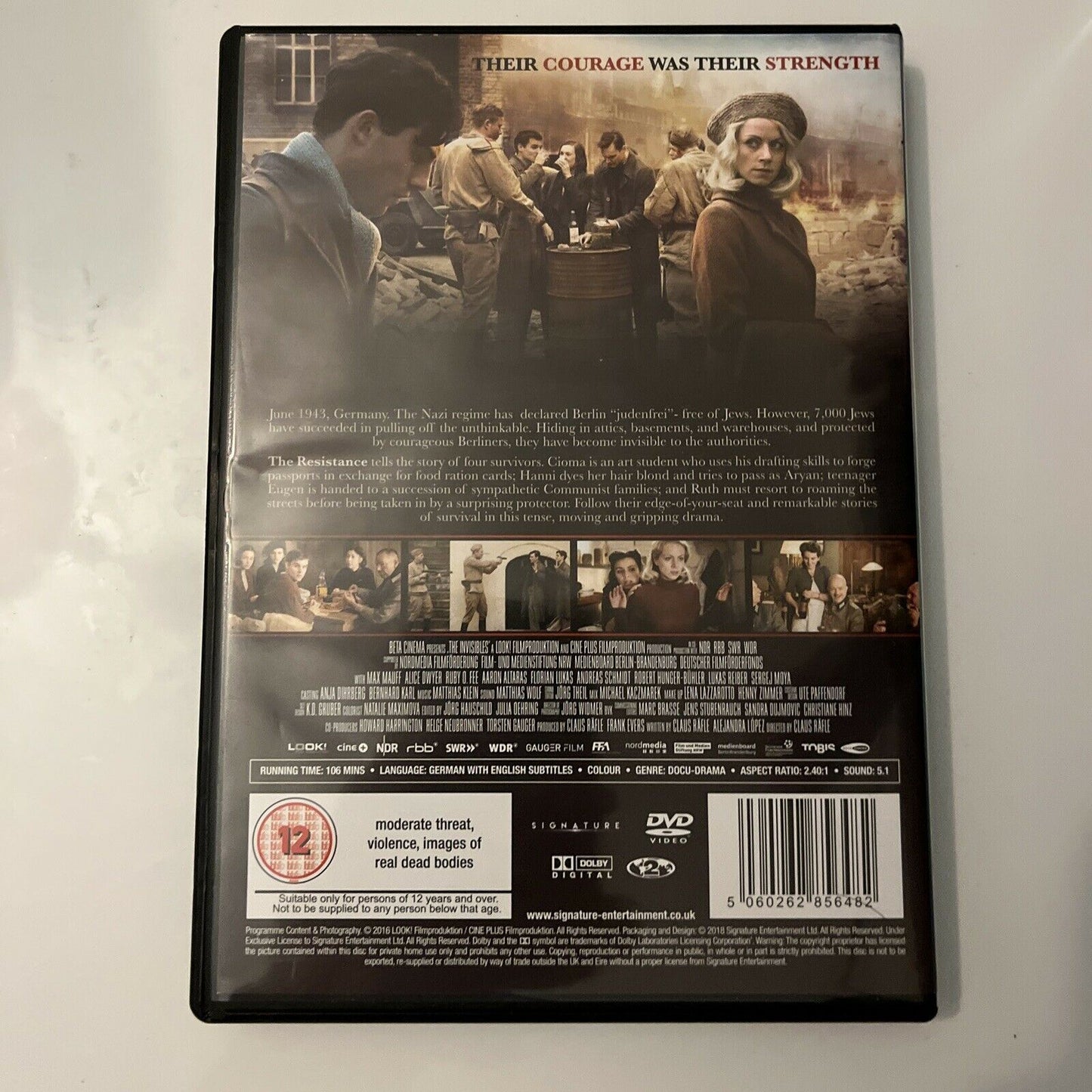 The Resistance (DVD, 2016) Max Mauff, Alice Dwyer, Ruby O. Fee Region 2