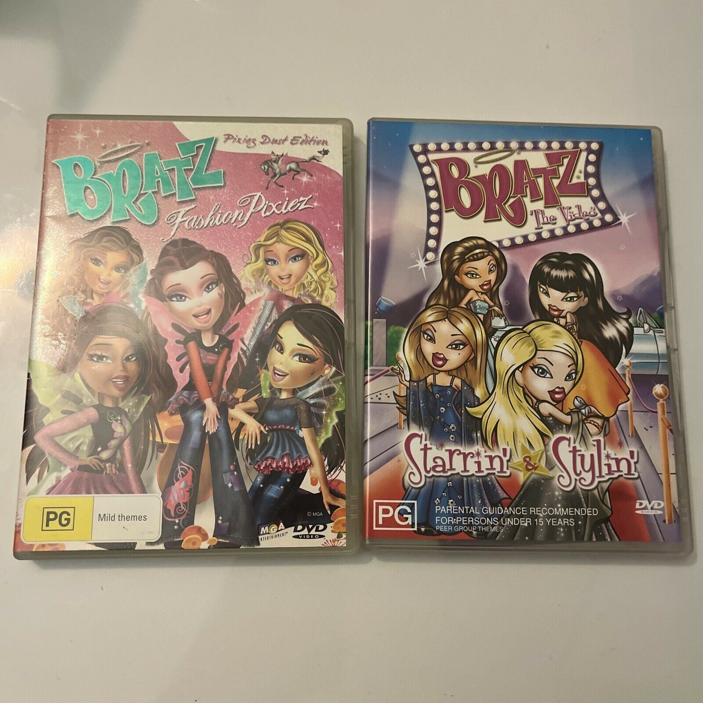 Bratz: Fashion Pixiez / Starrin' & Stylin (DVD, 2004, 2-Disc) Region 4